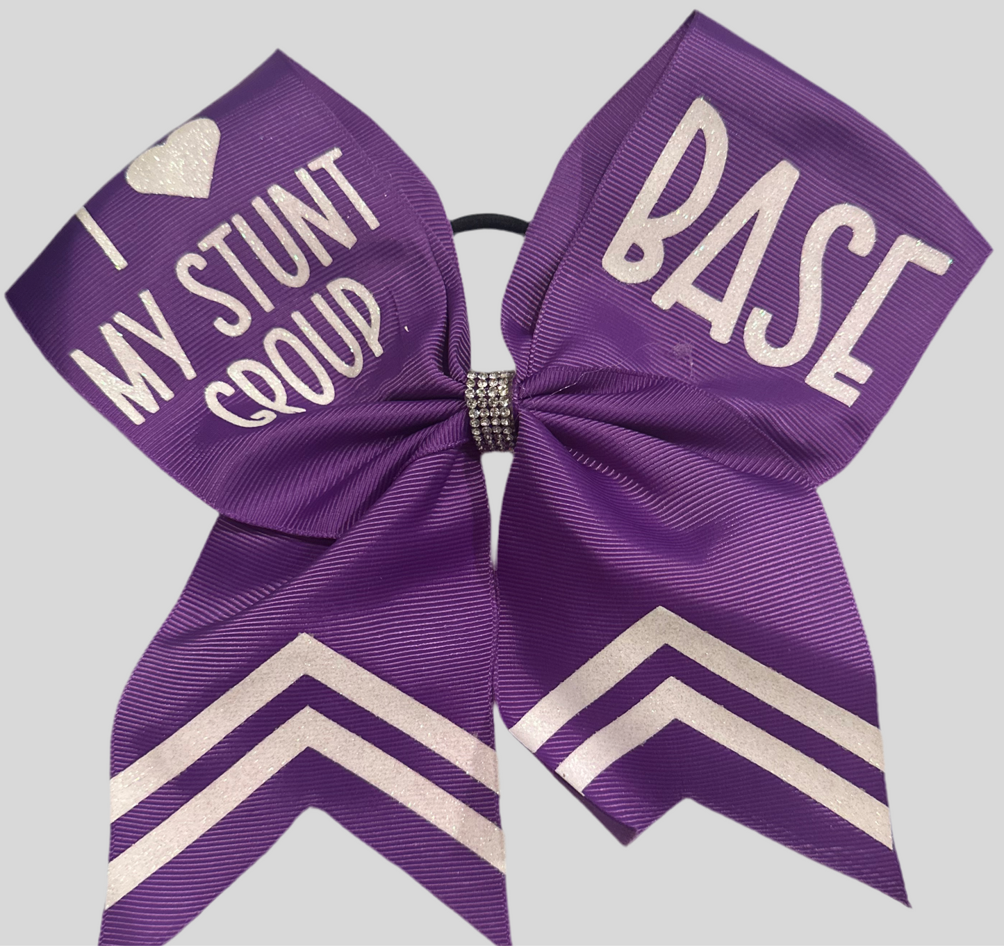 I Love My Stunt Group Cheer Bow
