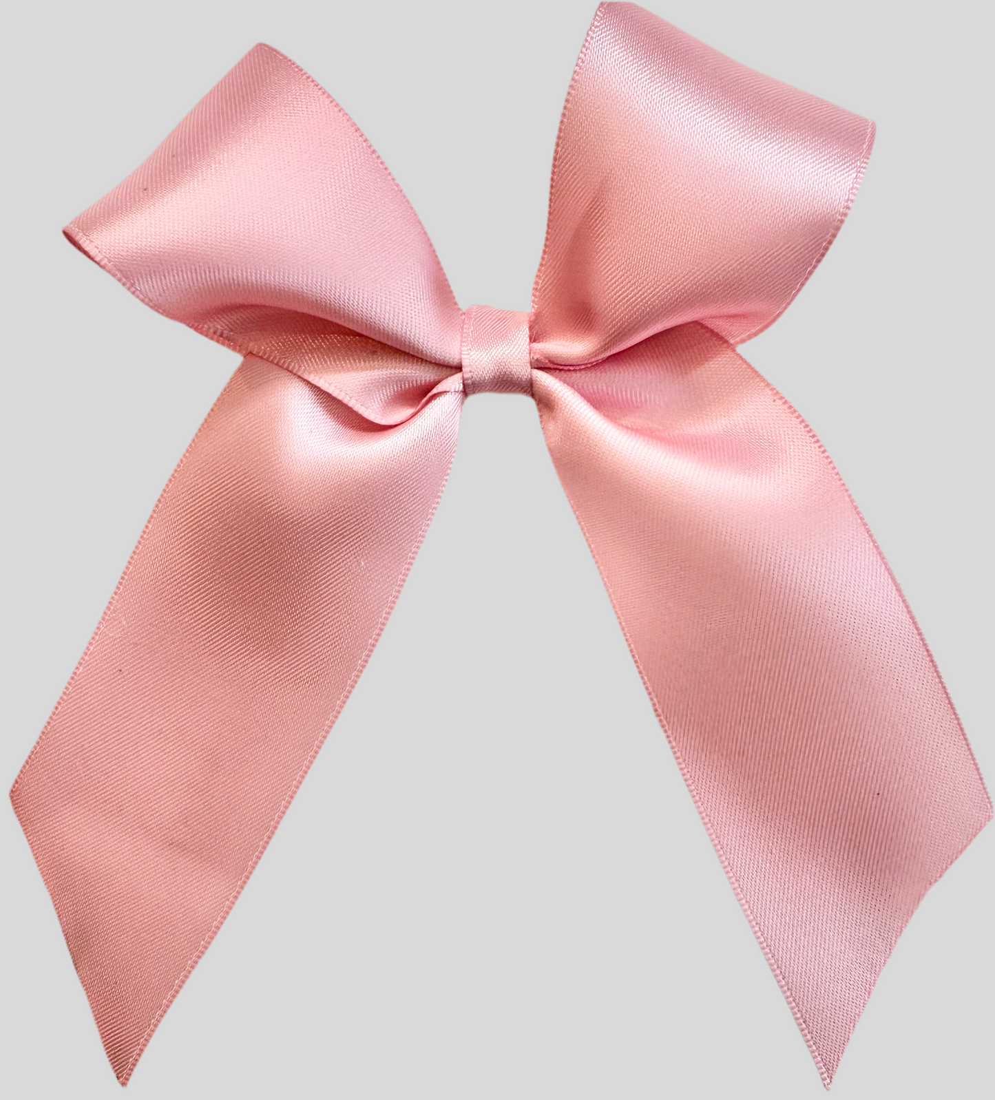 Pink Satin Hair Bow