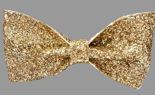 Chunky Glitter Tailless Bow