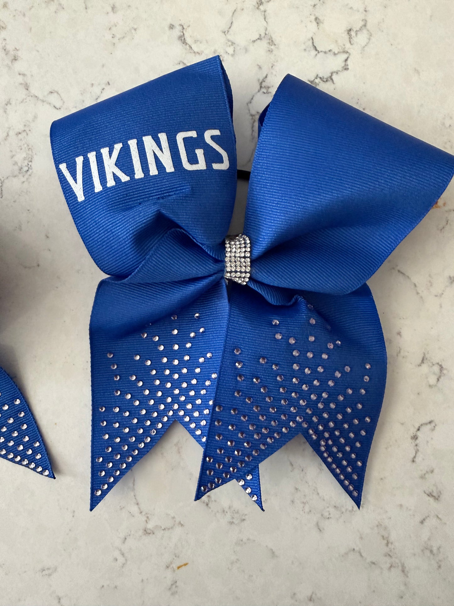 Vikings Rhinestone Spray Cheer Bow