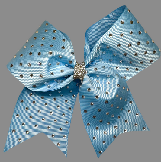 Rhinestone Scatter Cheer Bow