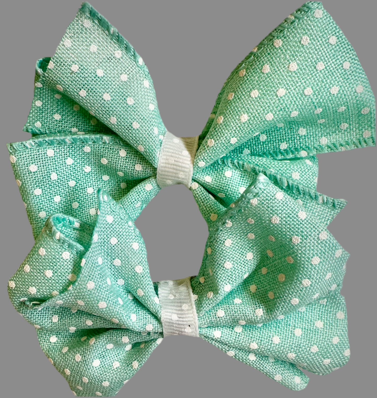 Set of 2 Polka Dot Hair Bows. Multiple colors available!