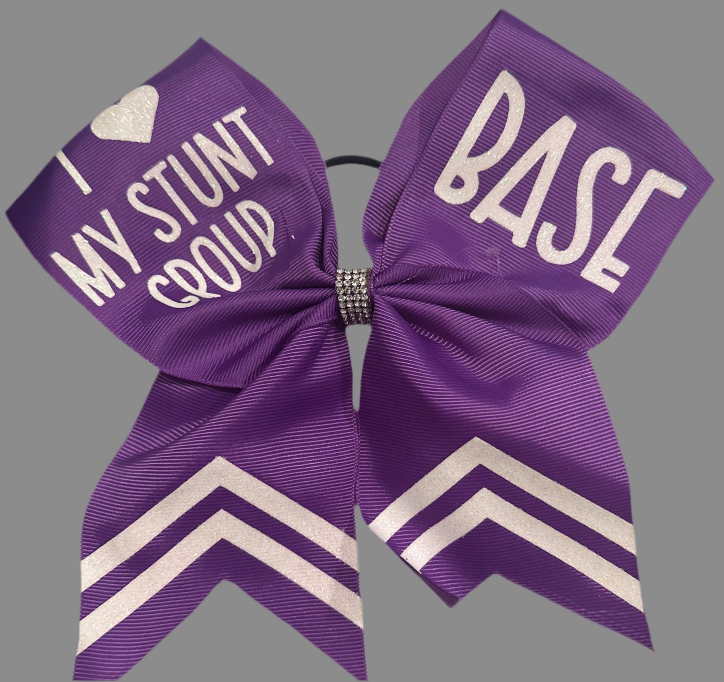 I Love My Stunt Group Cheer Bow