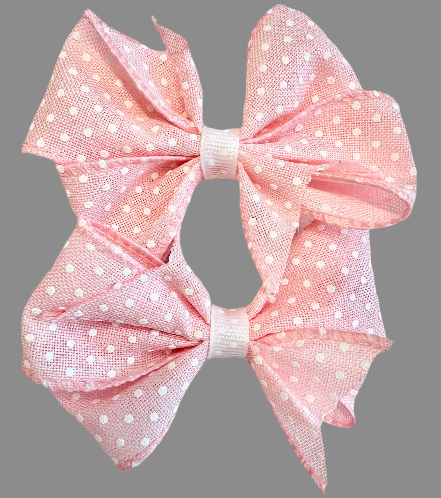 Set of 2 Polka Dot Hair Bows. Multiple colors available!
