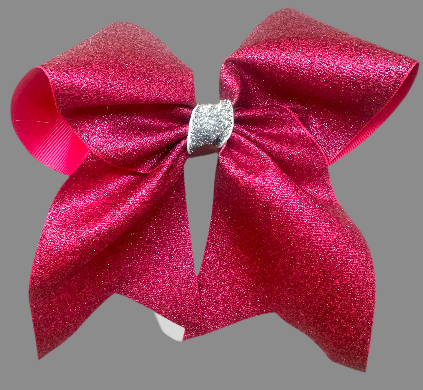 Glitter Cheer Sparkle Hair Bow- Multiple Color Options