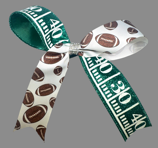 Yard Line Football Bow