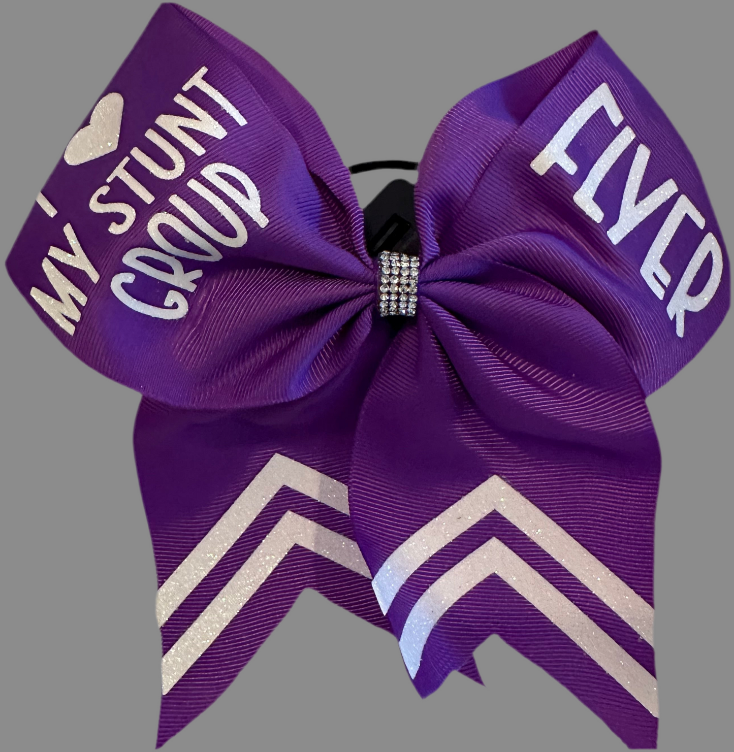 I Love My Stunt Group Cheer Bow