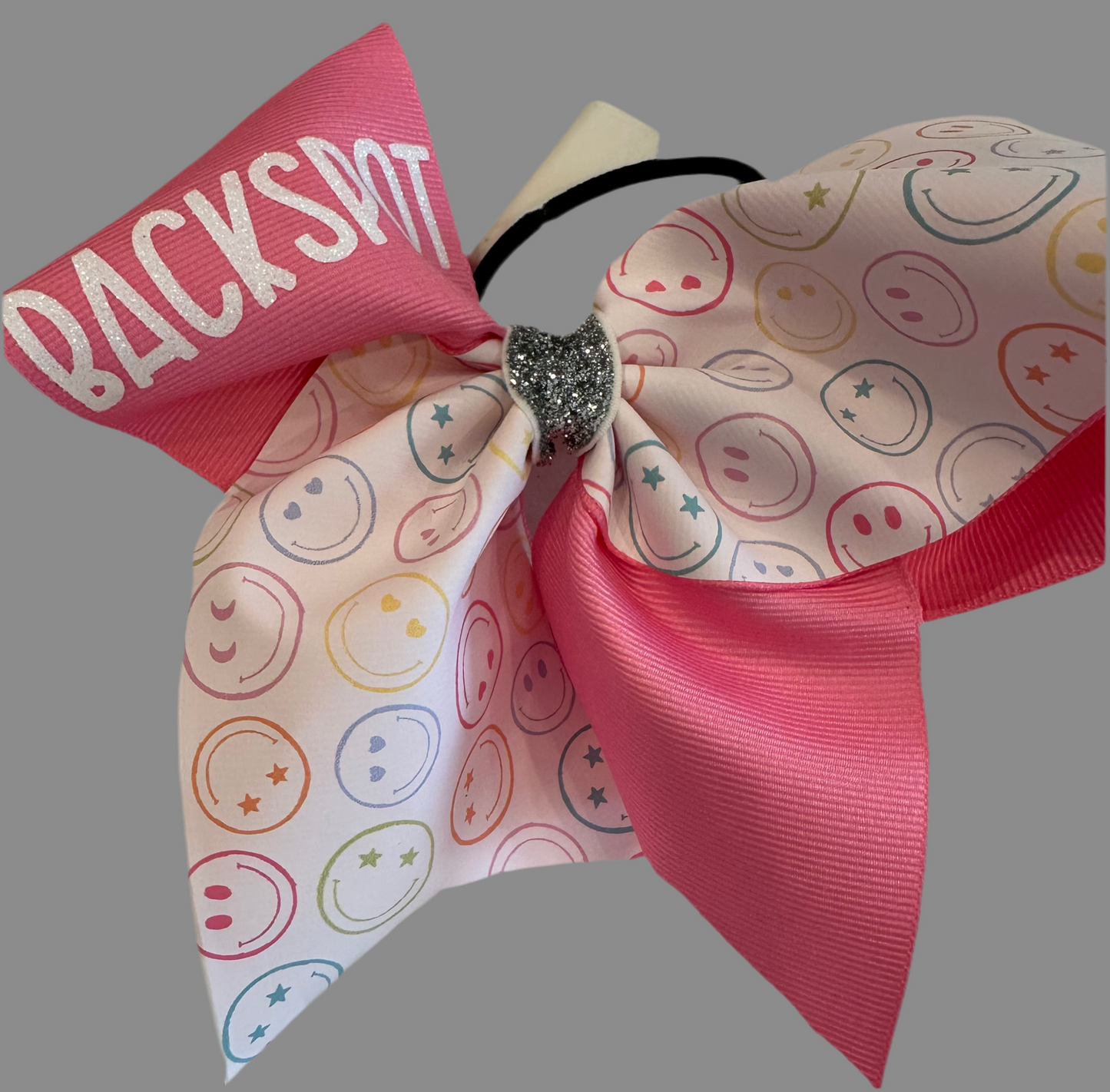 Pink Smiles Cheer Bow
