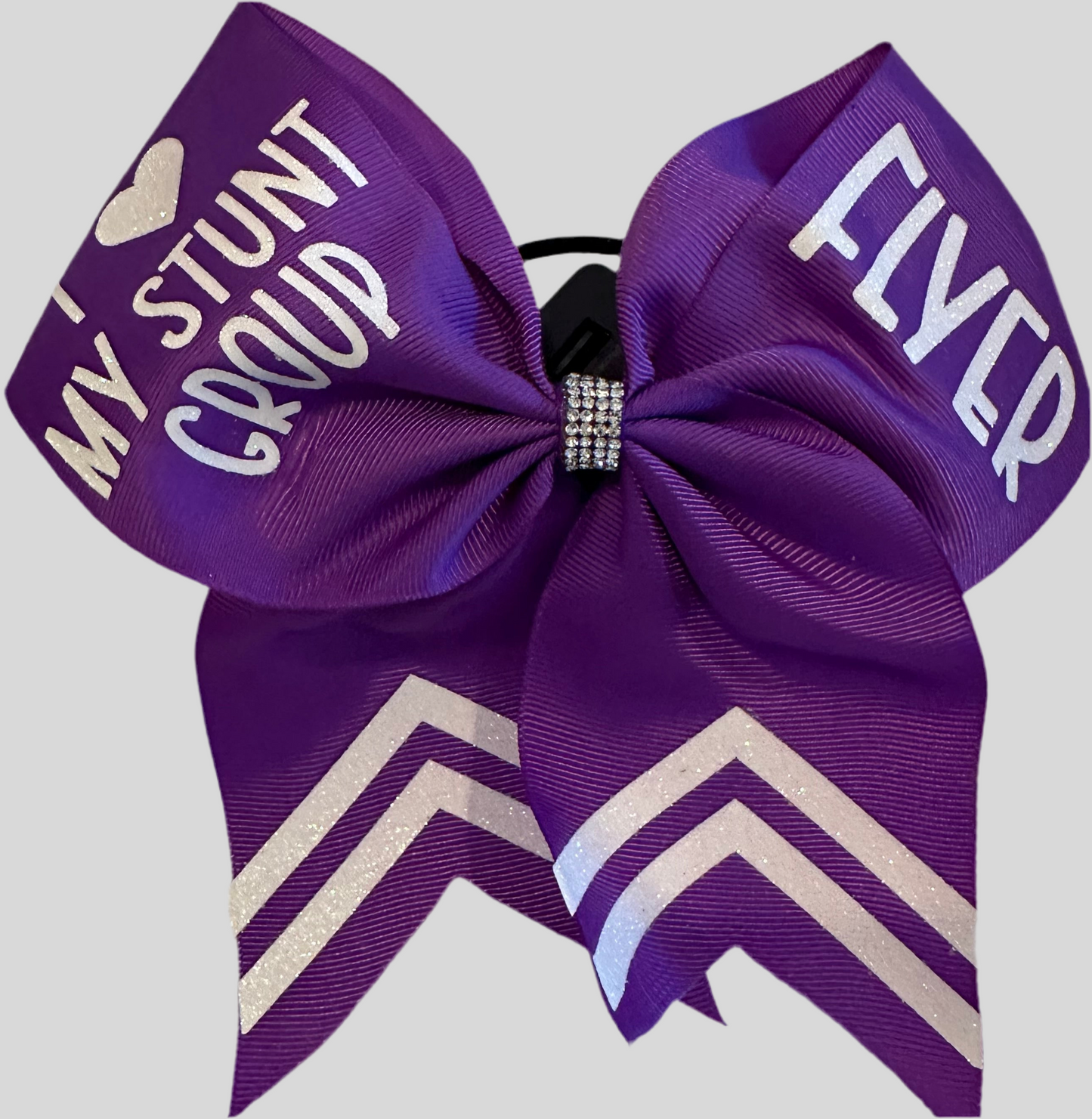 I Love My Stunt Group Cheer Bow