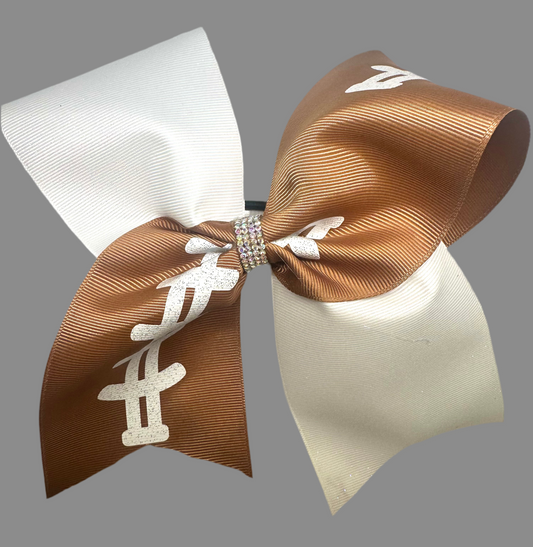 Football Hair Bow