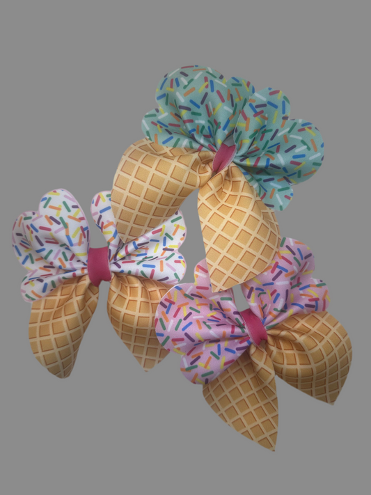Ice Cream Bubble Bow