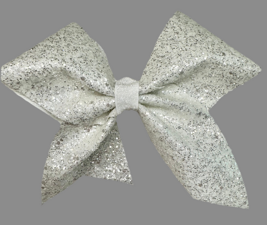 Chunky Glitter Hair Bow- 3 Colors Available