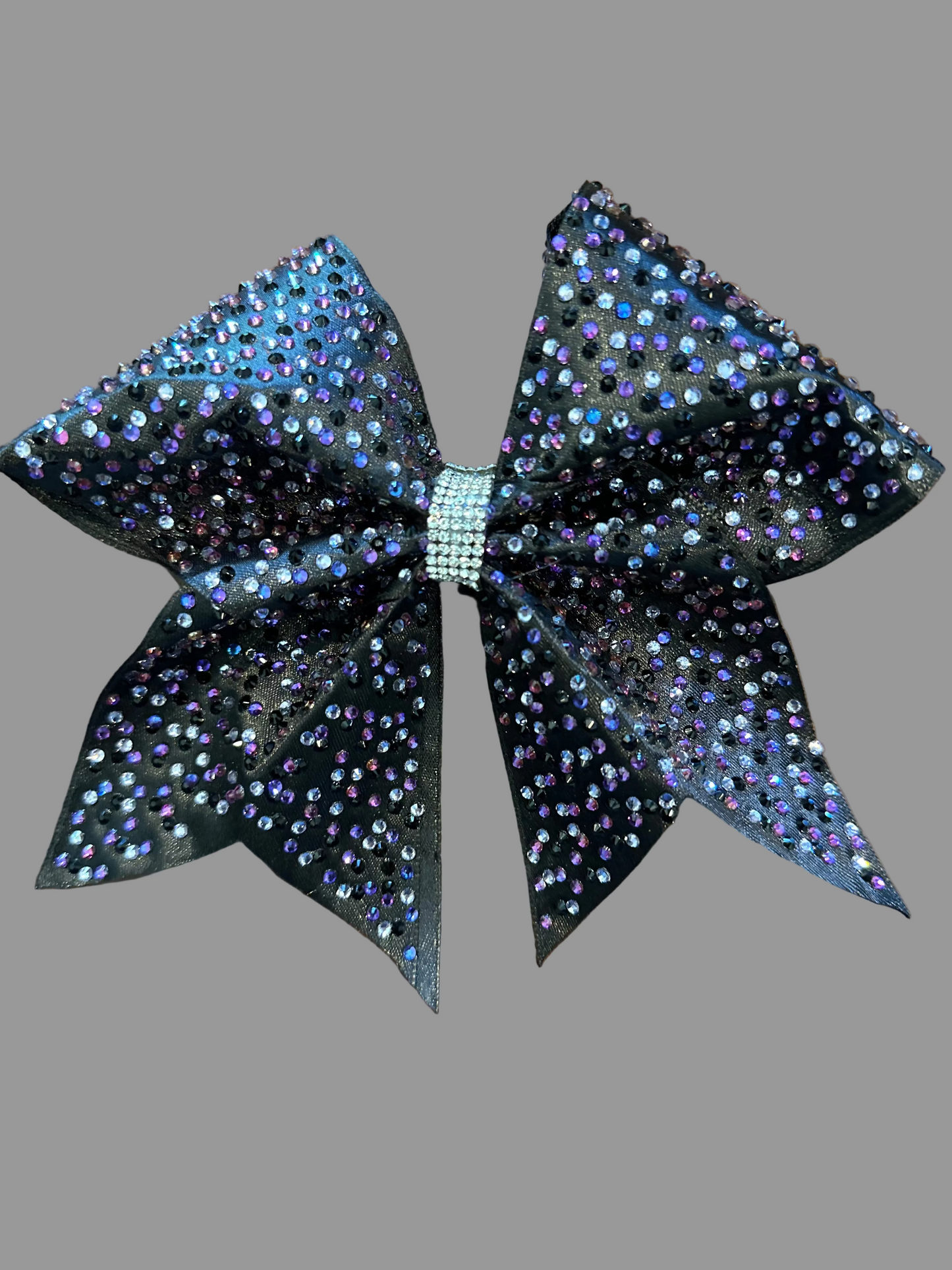 Tri-color Rhinestone Bow
