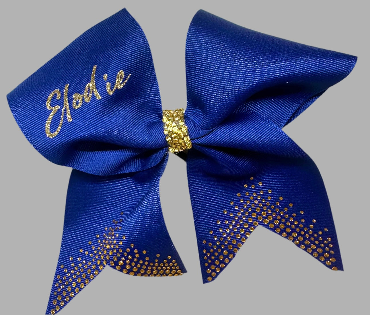 Navy and Gold Custom Hairbows- 3 Options Available!