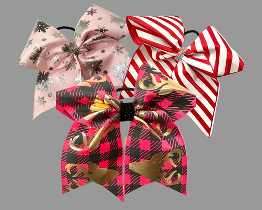 Winter Hair Bows- 3 DESIGNS!